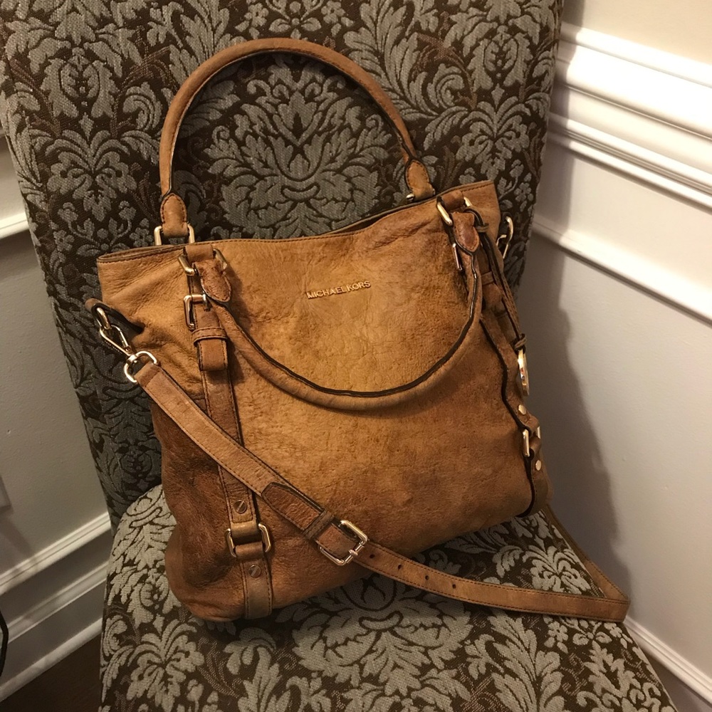 Michael Kors Bedford Tote in Ostrich leather